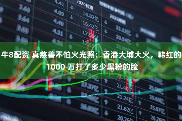 牛8配资 真慈善不怕火光照：香港大埔大火，韩红的 1000 万打了多少黑粉的脸